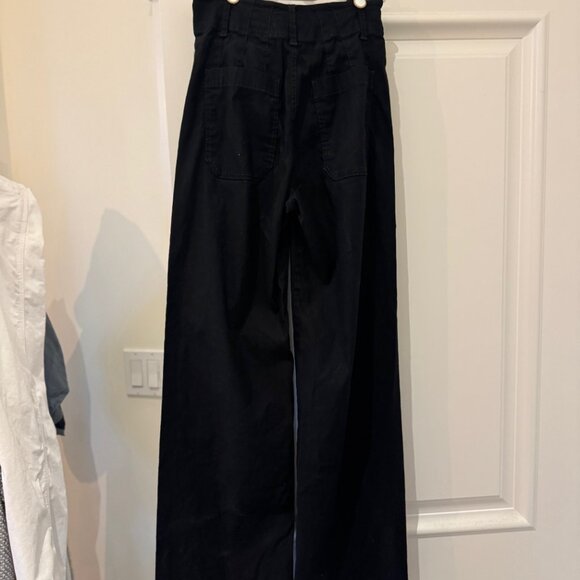The Colette Beachy Linen Full-Length Wide-Leg Pants by Maeve - Picture 6 of 6